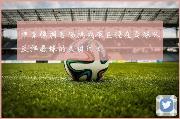 申京强调客场挑战艰巨现在是球队反弹赢球的关键时刻